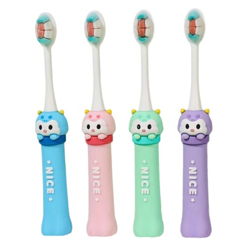 Cartoon 10,000 soft and fine-bristled toothbrushes, independent storage box packaging, mouth guard and toothbrush for children aged 3-12 years old, manufacturer wholesale