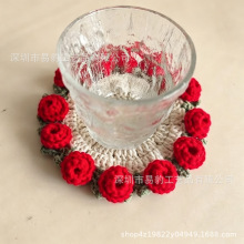 2026�ֹ���֯Handmade Bouquet Coastersë������̺��õ�廨����