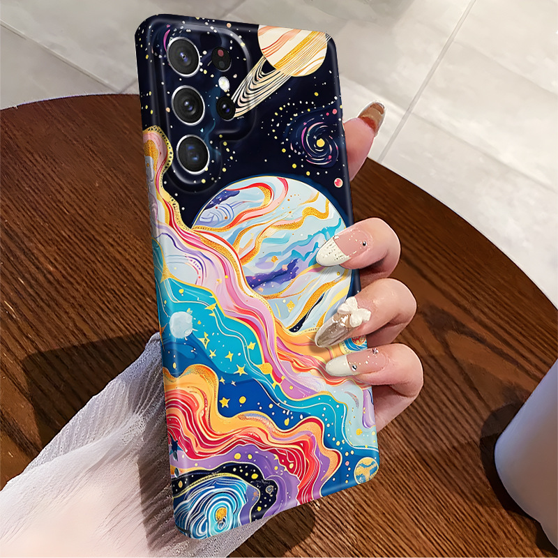 Galaxy Planet Is Suitable for Samsung S23Plus Anti-Fall S25Ultra Mobile Phone Case Galaxya35.5G Cross-Border A73 Galaxy Planet Is Suitable for Samsung S23Plus Anti-Fall S25Ultra Mobile Phone Case Galaxya35.5G Cross-Border A73