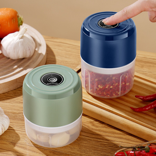 Cross-border mini wireless electric garlic pounder garlic press garlic masher garlic peeler garlic press kitchen household