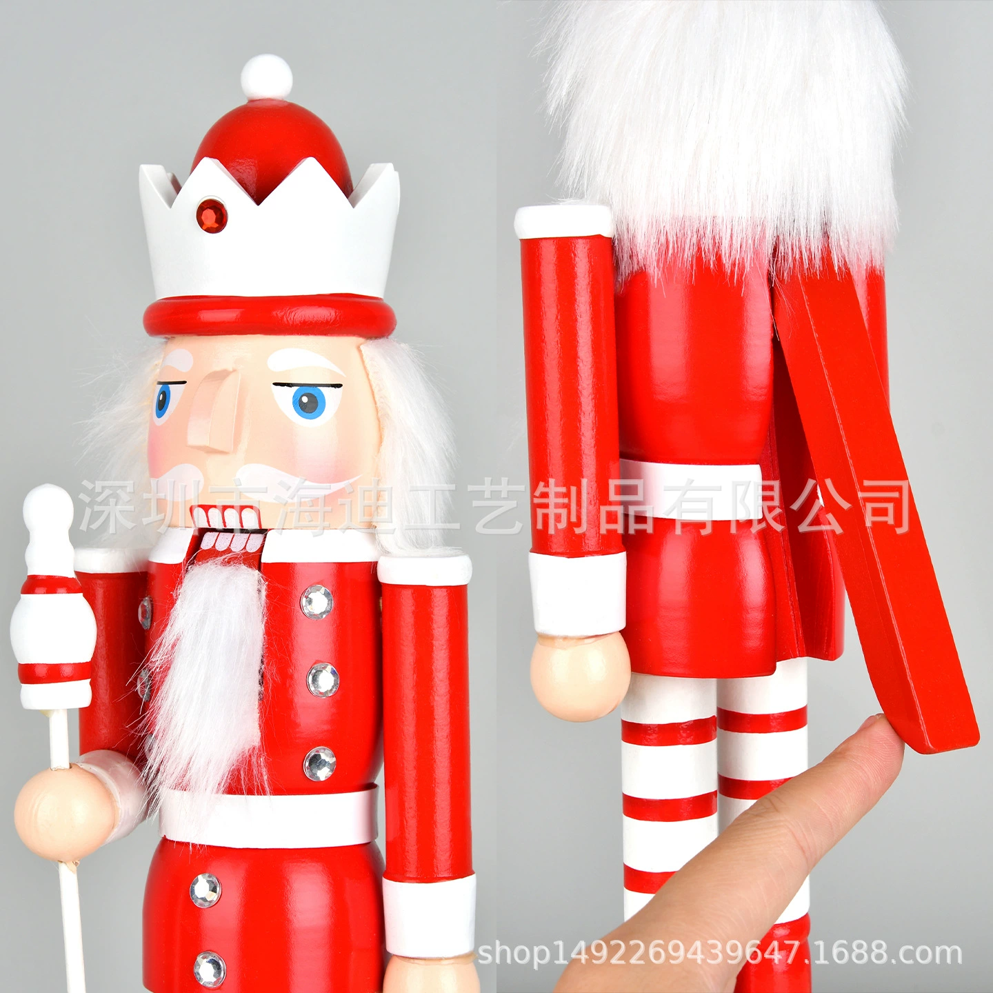 Christmas decoration supplies Nutcracker soldier ornaments bedroom wine cabinet home creative puppet ornaments holiday gifts