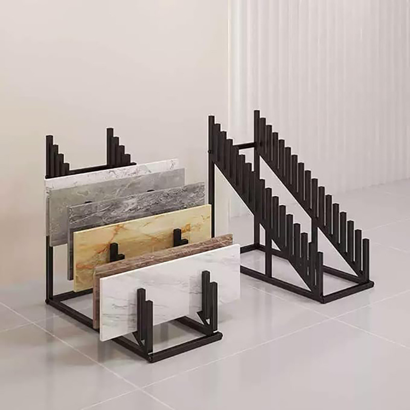 定制瓷砖金属展架地板木板储物架大理石样品展示架收纳架