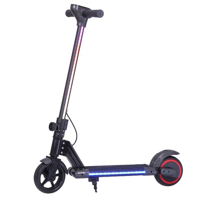 Scooter infantil transfronterizo plegable scooter recargable portátil de dos ruedas ligero de dos ruedas coche de juguete infantil