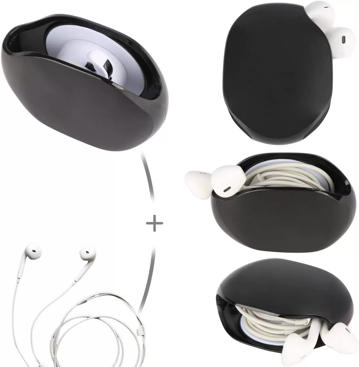 Automatic headphones, handheld cable, storage bag, fully automatic