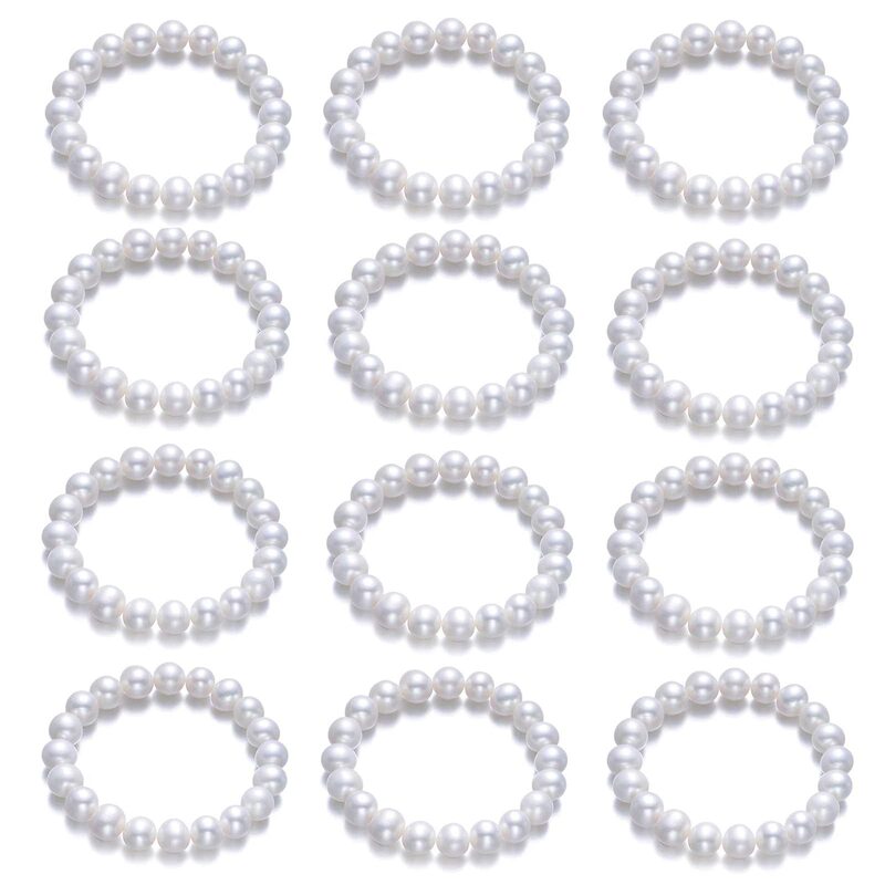 European and American Cross Border Bracelet Wedding Accessories Bridesmaid Bracelet Faux Pearl Bracelet Bridal Party Ball Beaded Bracelet