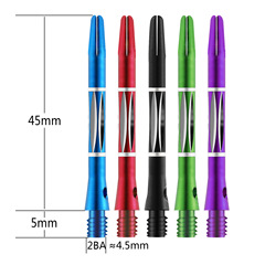 GOODARTS carved crown style 2ba dart pole aluminum alloy pole 5-color metal pole Amazon cross-border shipping