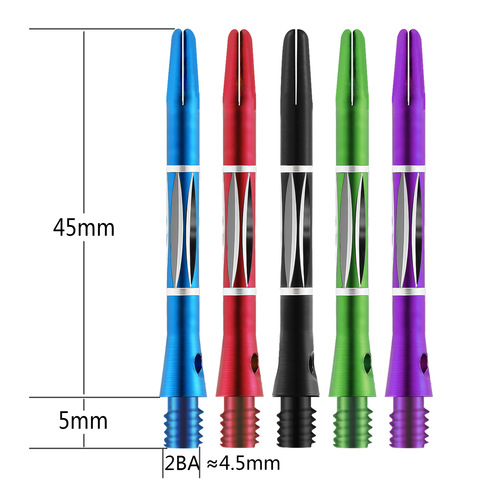 GOODARTS carved crown style 2ba dart pole aluminum alloy pole 5-color metal pole Amazon cross-border shipping