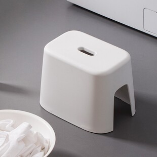 Camellia small stool plastic bench household children's stool thickened non-slip plastic stool pedal baby low stool bath bathroom