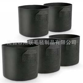 跨境批发毛毡种植桶无纺布植物袋室内外均可使用毛毡植物种植桶