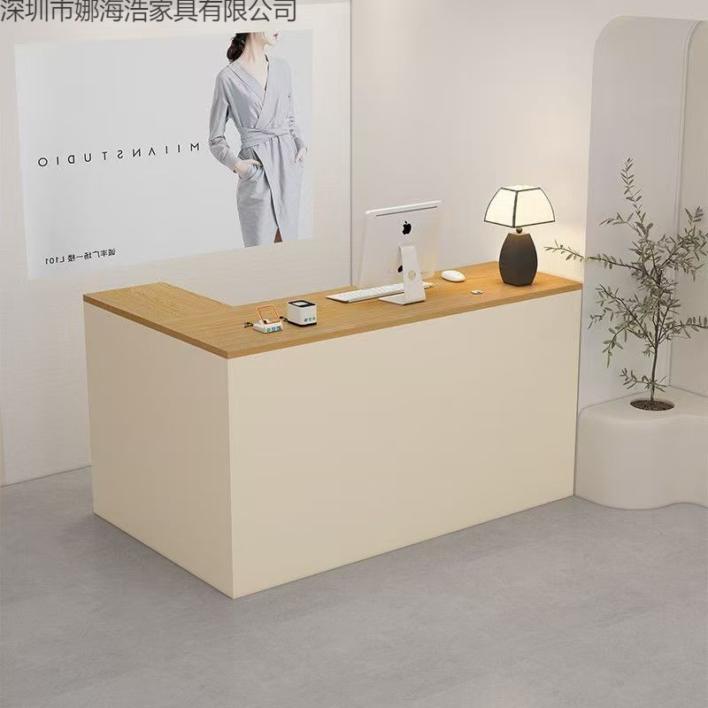 Clothing Store Small Front Desk Cashier Counter Company Bar Counter Reception Desk Beauty Salon Supermarket Counter Computer Desk Office Desk