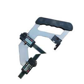 铁轨游标端面检测尺数显式钢轨磨耗测量尺轨道轮廓磨损测量仪