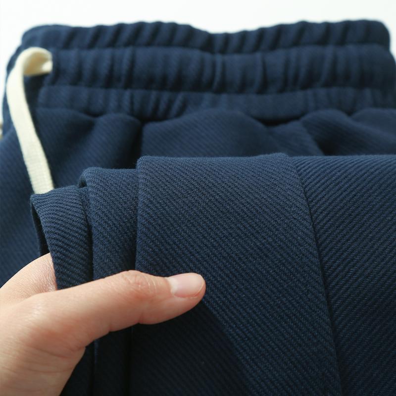 Heavy twill toe pants men's summer large size 300kg trend loose casual American retro sports pants