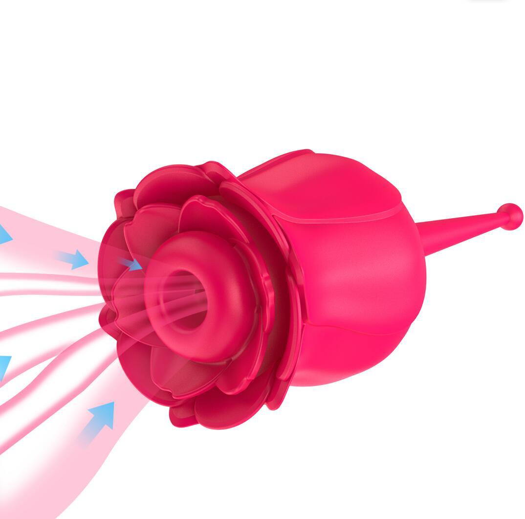 玫瑰花吸吮器震動器跳蛋女用自慰器情趣用品成人用品亞馬遜熱銷