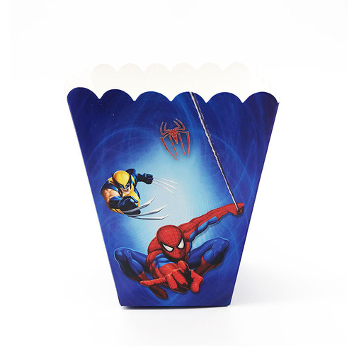 Popcorn Box Set Cross-Border Children's Festival Party Supplies Unicorn Spider-Man Dinosaur Box Set