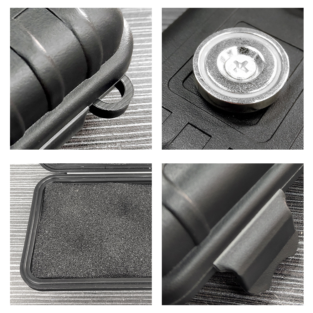 Caja de herramientas magnética portátil al aire libre coche magnético EDC caja táctica montañismo senderismo imán caja de almacenamiento