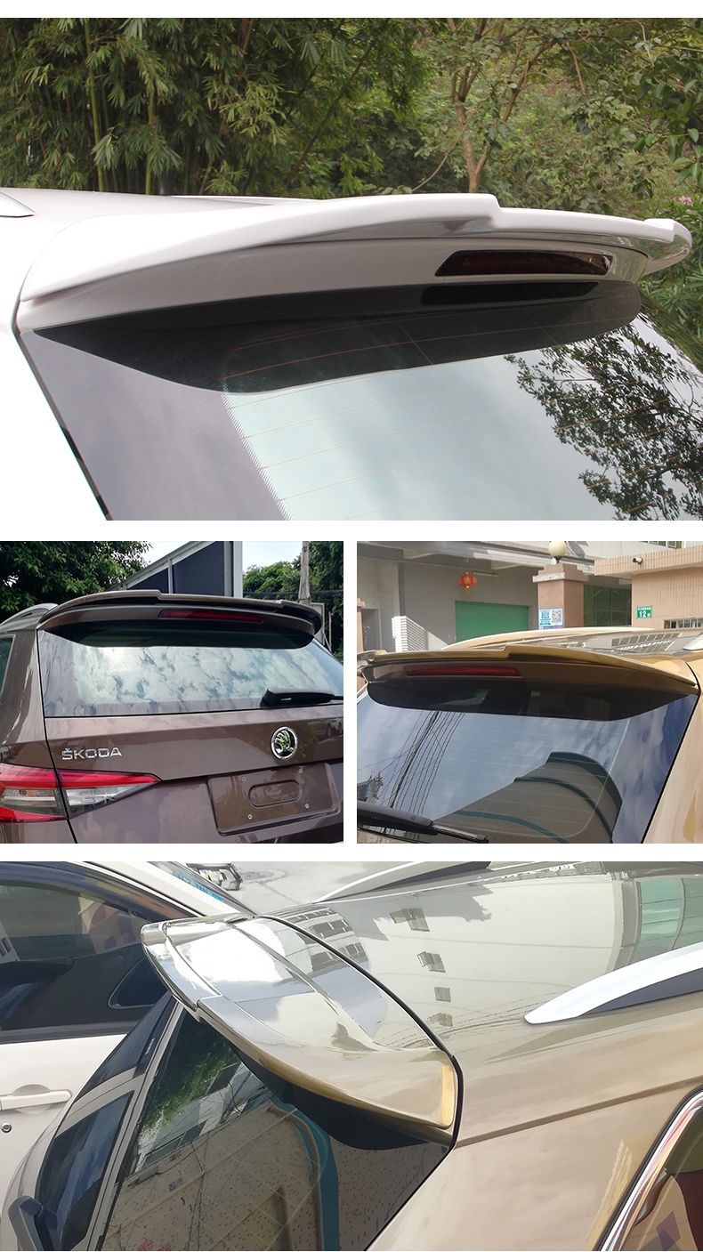 Suitable for Kodiak tail modification, tail pressing, ABS, non-punching, special Kodiak tail paint top wing