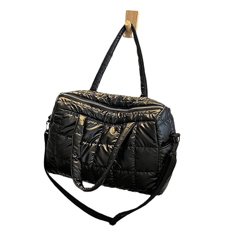 Bolso de hombro de algodón, moda europea y americana, bolso de algodón de estilo transfronterizo, bolso de mujer simple de gran capacidad, bolso de moda de estilo coreano