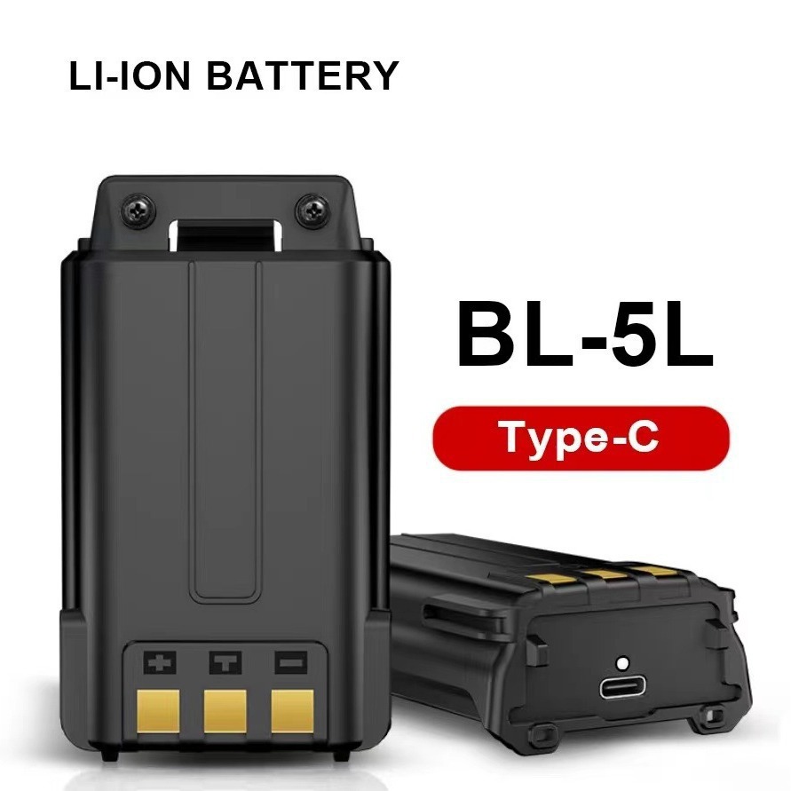 Baofeng batería de intercomunicador UV - 5R batería de litio alargada 3800mah Tipo-c carga 5RE5RA original