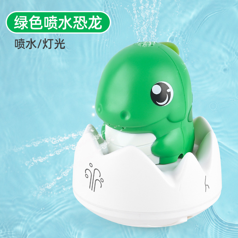 Transfronterizo Amazon spray de agua de cocodrilo Baño de juguete de luz eléctrica giratoria cabeza de ducha niños y niñas niños Baño