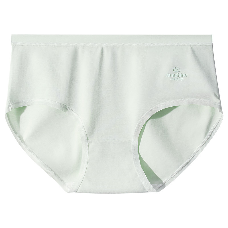 Calzoncillos de algodón puro para niñas japonesas de cintura media pantalones cortos de triángulo cabeza de algodón entrepierna antibacteriana para niñas bragas transpirables sin costuras para mujeres
