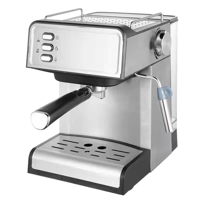 Hogar transfronterizo pequeño italiano concentrado semiautomática máquina de café a vapor máquina de espuma de leche estándar europeo Retro