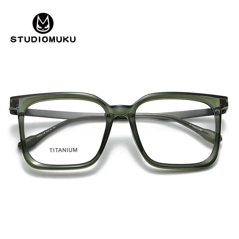 STUDIOMUKU Gafas de madera fresca Detalles perfeccionistas montura cuadrada montura grande montura montura montura montura montura montura montura montura montura montura montura montura montura