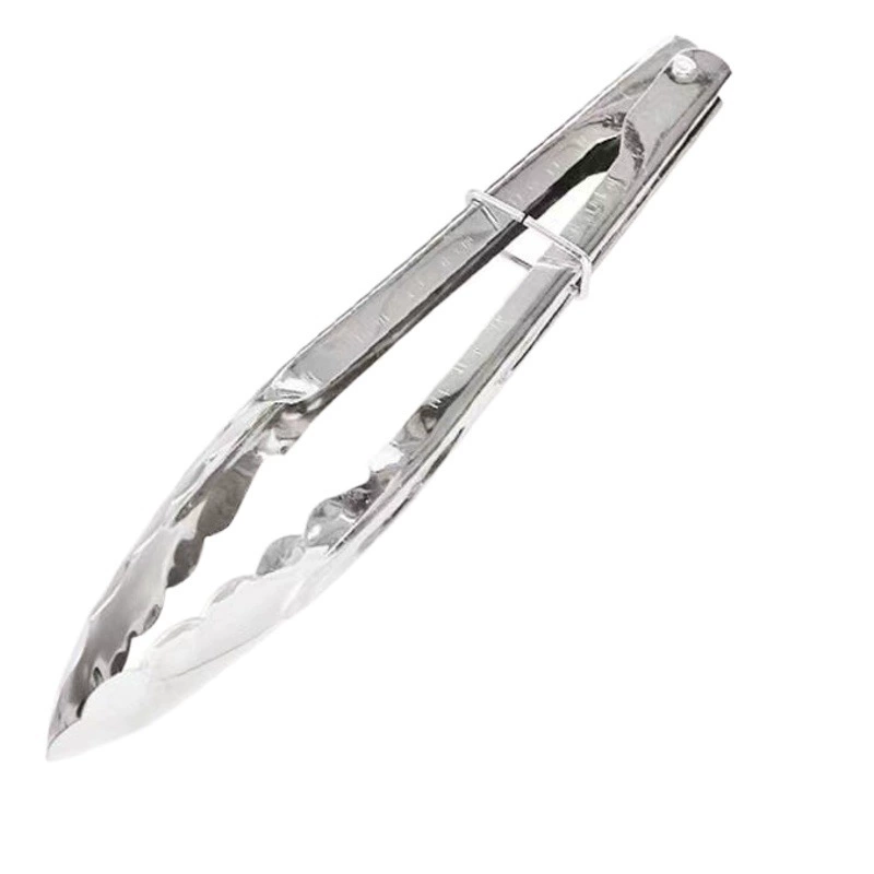 7inch зажимы для еды из нержавеющей стали, кухонные зажимы для еды, хлеба, зажимы для стейка, острые овощные зажимы, зажимы для барбекю, зажимы для фаст-фуда