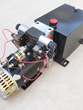动力单元12V/24V堆高车叉车双作用液压站电动油缸液压油泵电机包