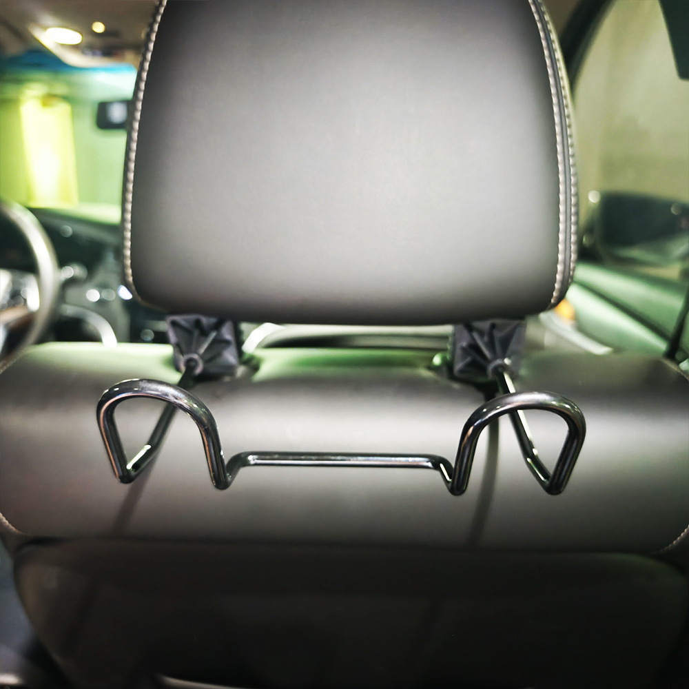 New Car Metal Hook Carbon Steel Spray Paint Storage Hook Car Clothes Hanger Hat Rack Car Supplies Cross-Border Foreign Trade
