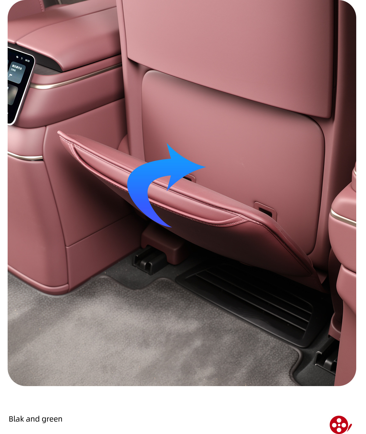 Suitable for 26 Models of Nio Es8 Seat Anti-Kick Pads, Footrest Protective Covers, Rear Seat Protection Interior Accessories