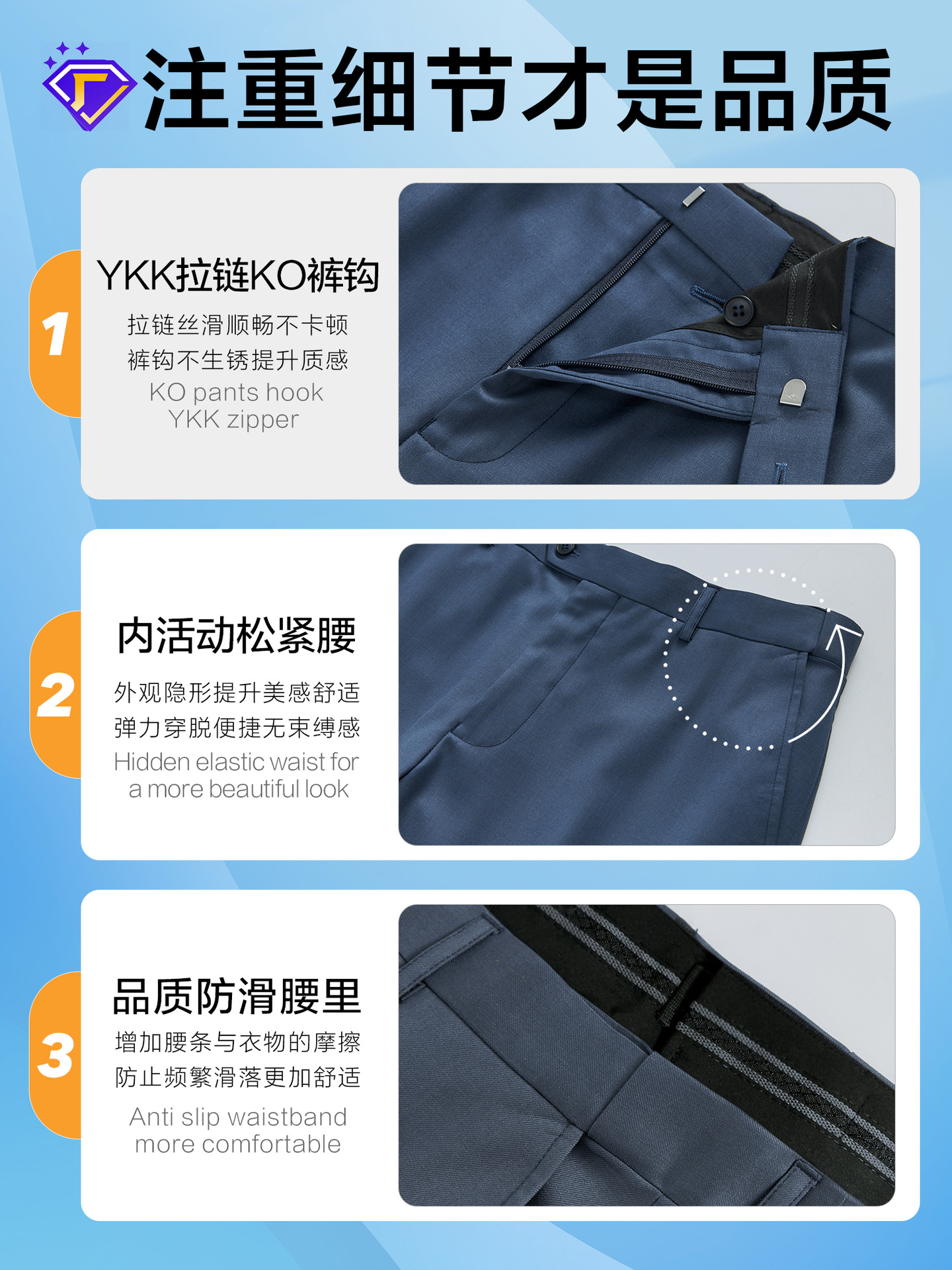 Trajes de lana para hombres traje casual chaqueta para hombres Lesel alta sensación de niebla azul negocio personalizado