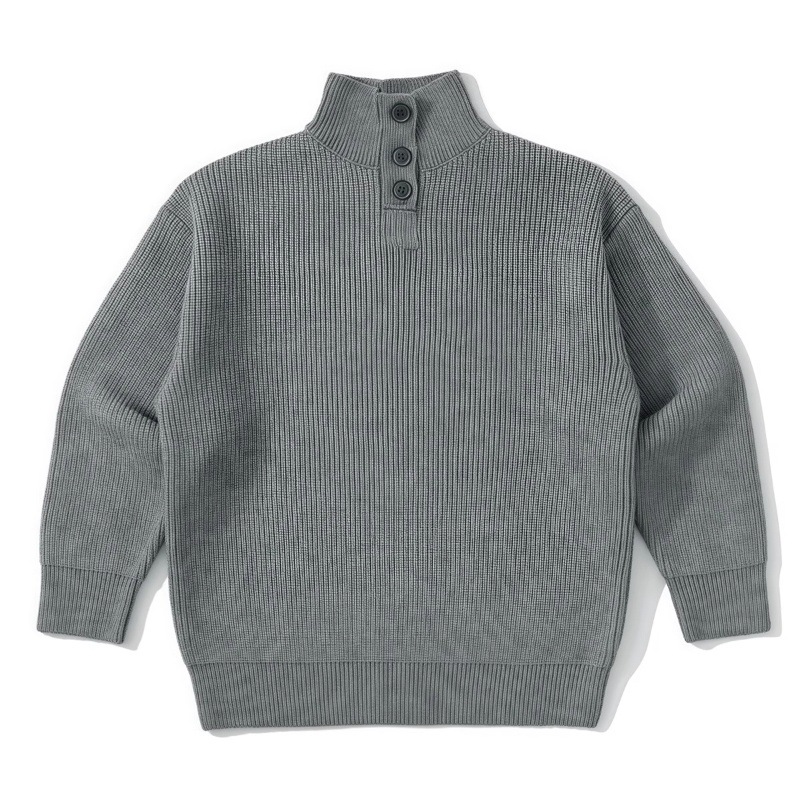 Comercio exterior de moda europea y americana camiseta roja de cuello medio alto para hombres moda simple perezosa versátil nuevo estilo