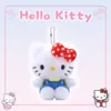 About 10cm blue polka dot KT pendant