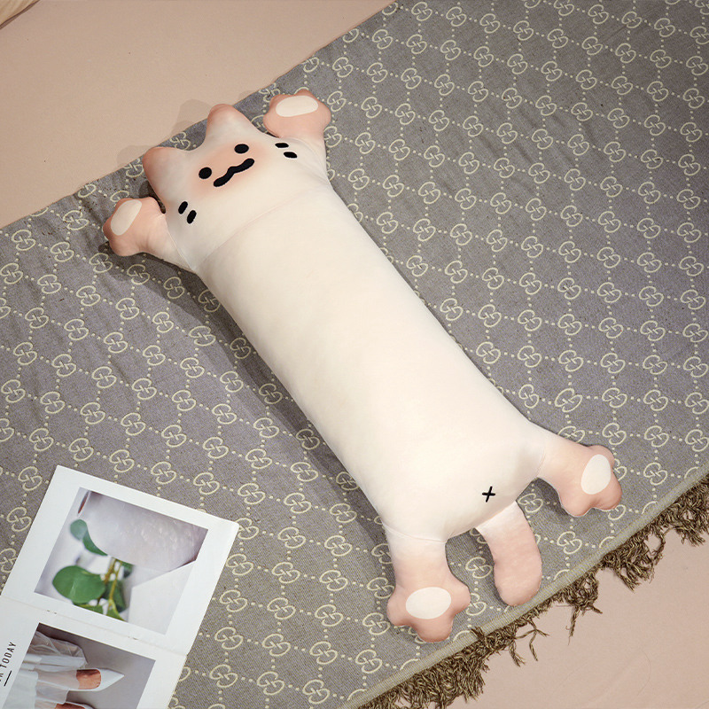 Almohada Larga de Seda de Hielo de Gato Desmontable para Cama y Sofá image 6