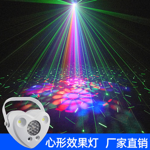 ktv atmosphere light voice-activated flash laser light home laser light karaoke hall rotating colored light heart-shaped light cross-border
