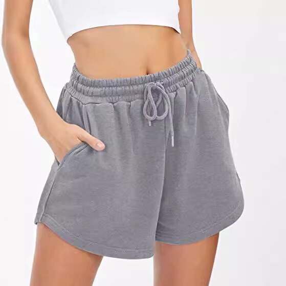 European and American Cross-Border Amazon 24 Women's Sports Shorts, Summer Casual Comfortable Shorts, Customizable with Embroidery and Printing European and American Cross-Border Amazon 24 Women's Sports Shorts, Summer Casual Comfortable Shorts, Customizable with Embroidery and Printing