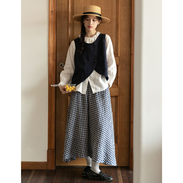 Autumn retro long-sleeve