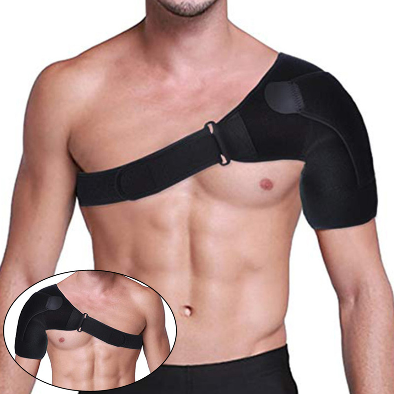 Cross-border sports protective gear, shoulder strain prevention, adjustable price, pressurized shoulder protection, sports shoulder pads, single-piece protective strap