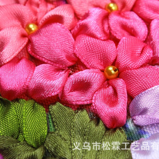 Oujin nianhua cinta bordado fábrica directa color impresión colgante pintura fragante Manting sala de estar entrada pintura decorativa