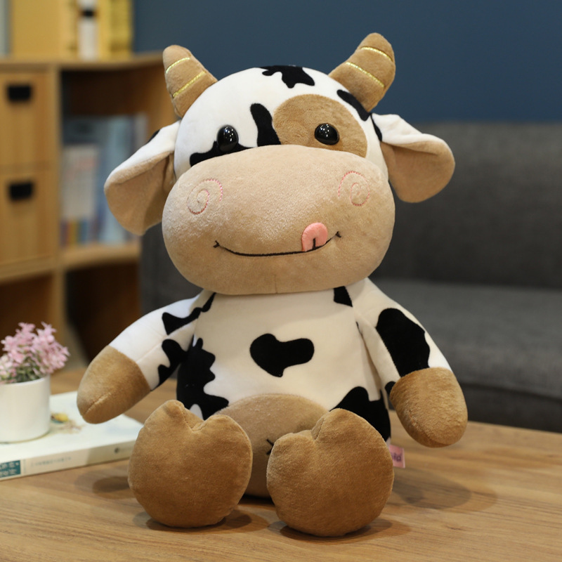 Ins Genuine Hobby Maverick Doll Little Vaca Juguetes de peluche Calmante Muñeca de trapo para niños Regalo de decoración