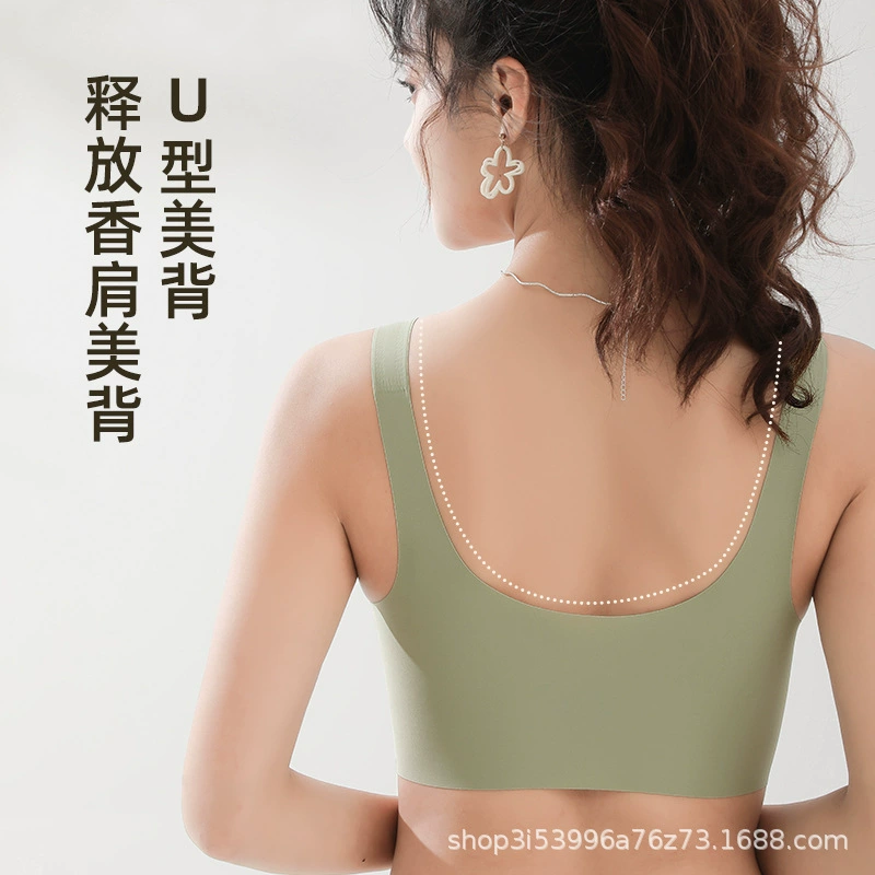 Летнее нижнее белье, тонкий бюстгальтер push-up, беспроводной поддерживающий бюстгальтер, спортивные прокладки для груди, бюстгальтер для подростков, топ-бюстгальтер, красивая спинка