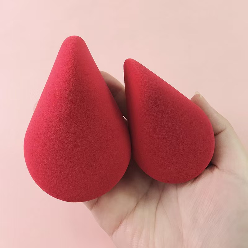 大红色小旋风异形美妆蛋遇水变大干湿两用化妆海绵美妆扑妖制气垫