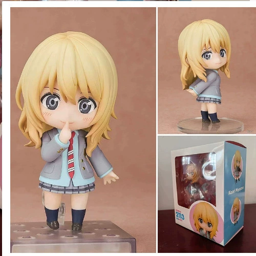 Q версия Нендоройд 2113#Miyazono Kaoru April твой лжец подвижное лицо меняющееся кукла ручная модель