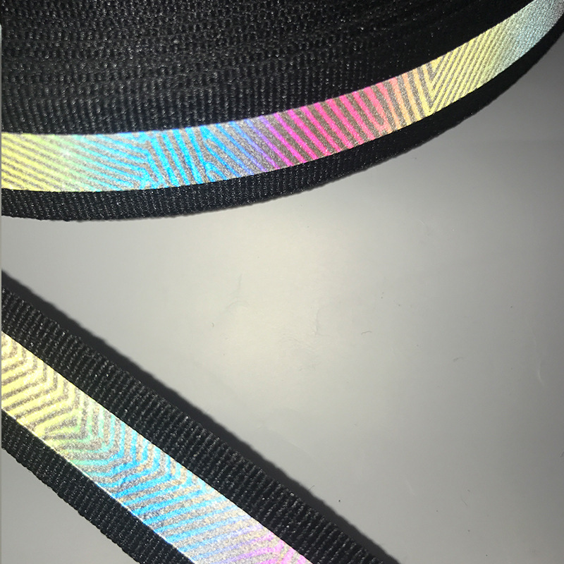 服装反光条 箱包鞋帽装饰幻彩反光织带 车缝涤纶警示反光布厂家直-阿里巴巴