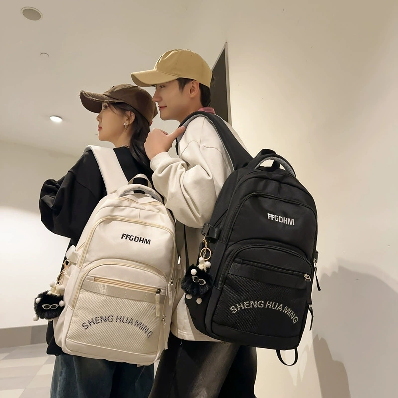 Cute school bag, capacious backpack, shoulder bag, Korean style, for students, for secondary school, wholesale
