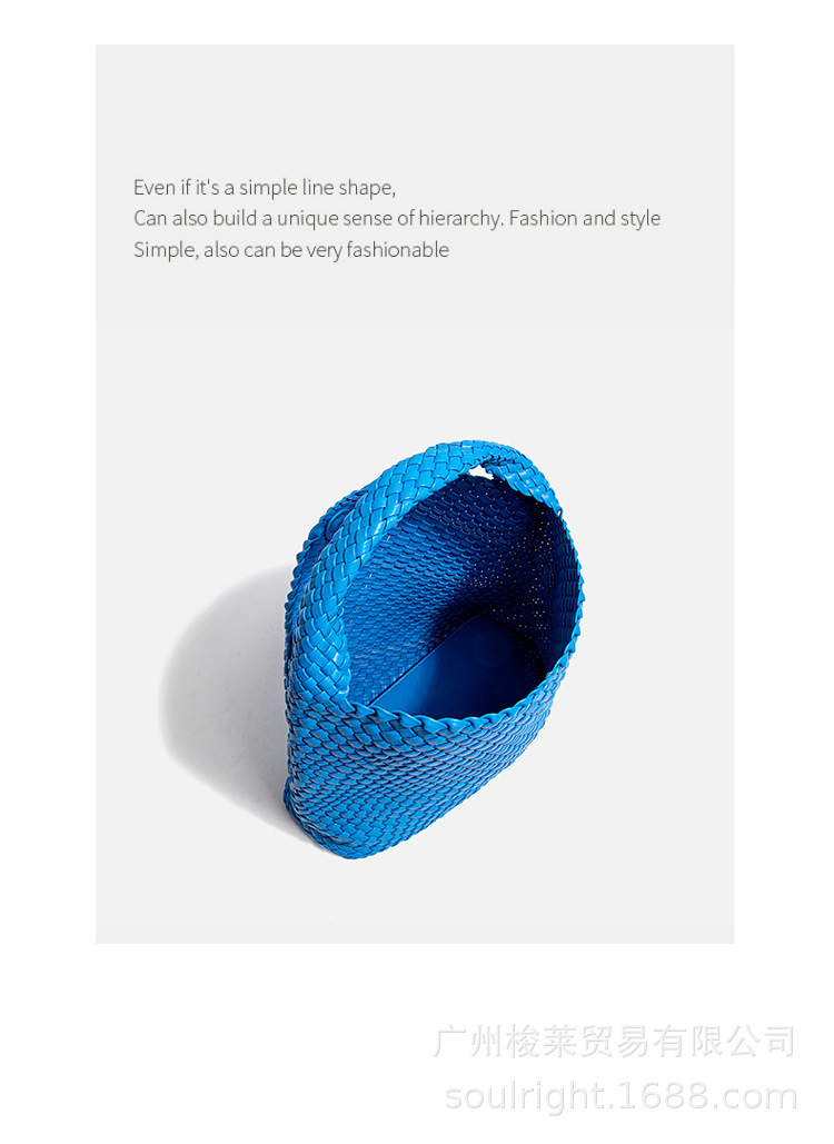 PU handwoven Bucket Bag10