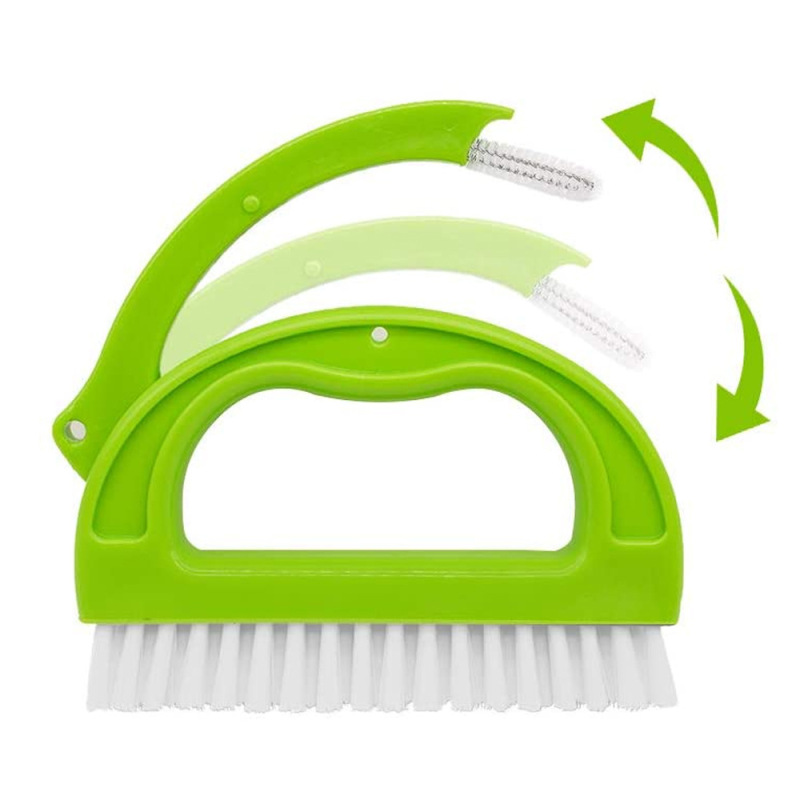 Tile brush (2 in 1) grouting cleaner scrubber cleaning brush tank slurry brush tile bathtub gap cleaning