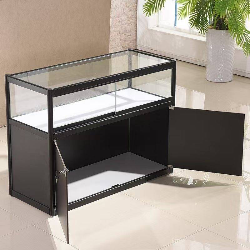 饰品柜台展示柜首饰手机柜台玻璃展示柜产品珠宝展示柜货架烟批发