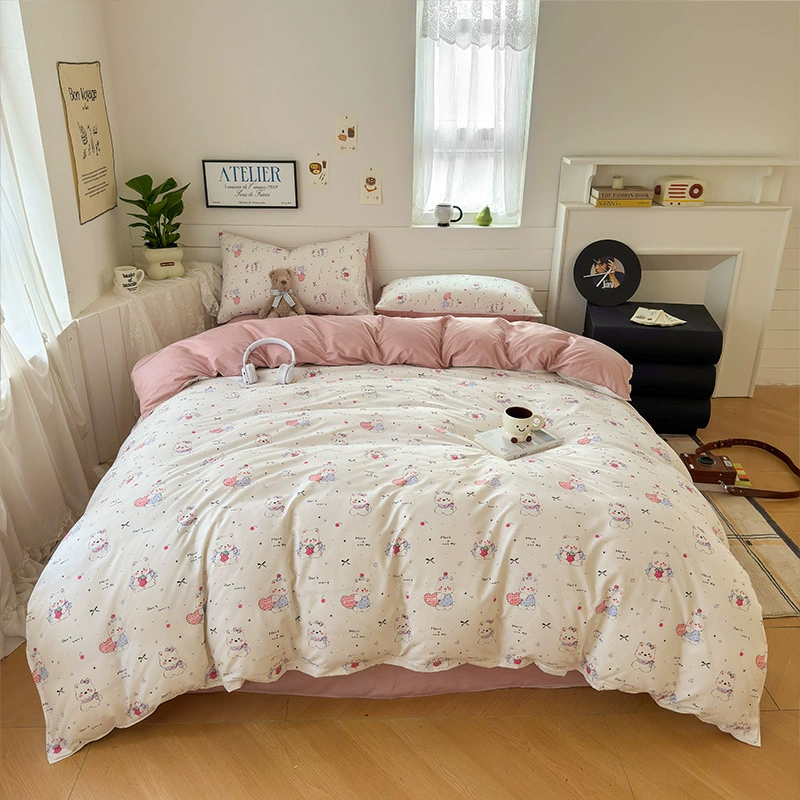 Duvet cover, cartoon pattern, winter home bedding — multiple cute patterns, sizes 150–220×240 cm