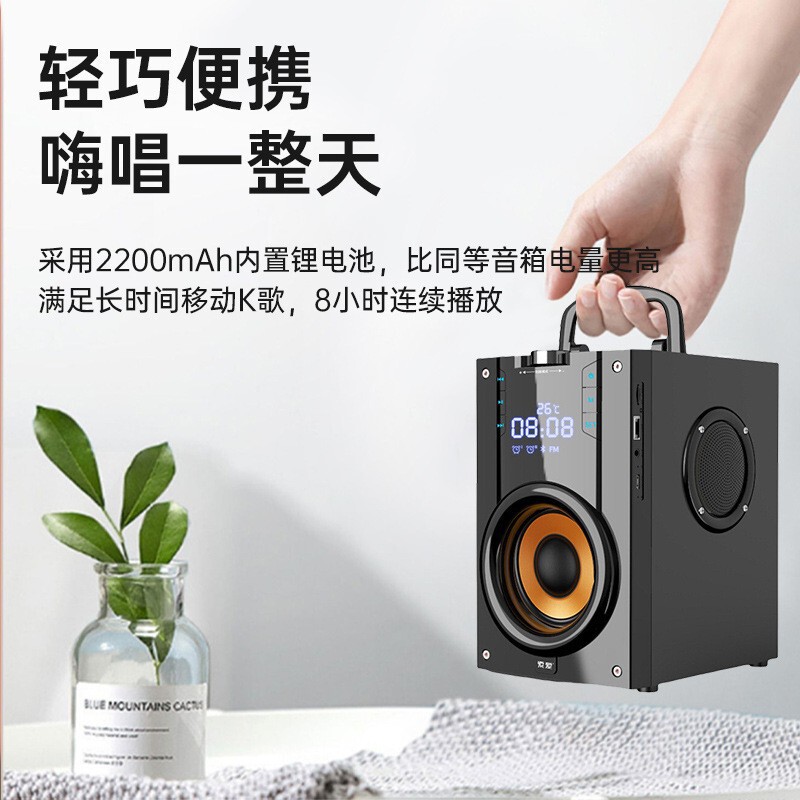 索爱话筒音响一体家庭ktv麦克风带蓝牙音箱家用k歌唱歌连电视套装|undefined